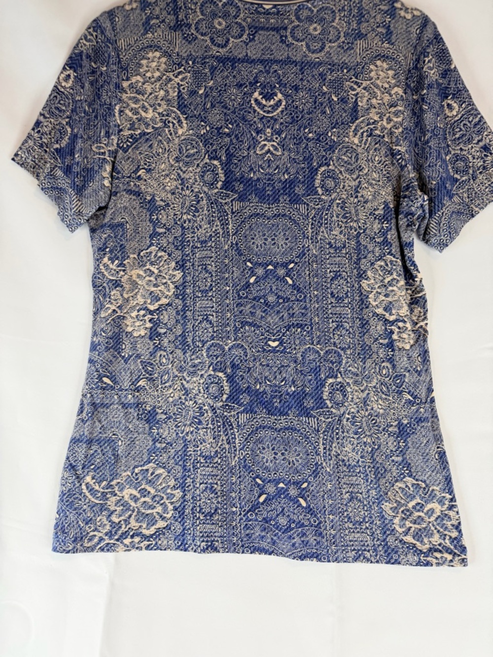 JOHNNY WAS Women’s Size XL Shirt Tee T-Shirt The Janie Short Sleeve Stretch - Picture 10 of 13
